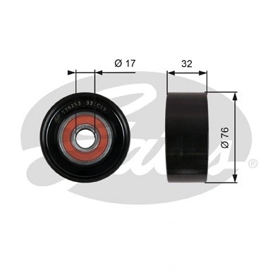 Направляющий ролик привода вспомогательных агрегатов DriveAlign® T36253 GATES
