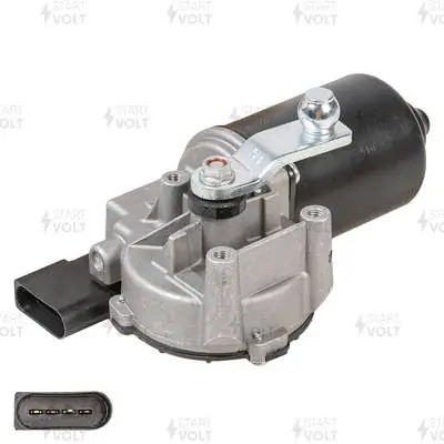 Моторедуктор стеклооч. для ам VAG Rapid (13-),Fabia III (13-),Polo (20-) (VWF 18 VWF1813 START VOLT