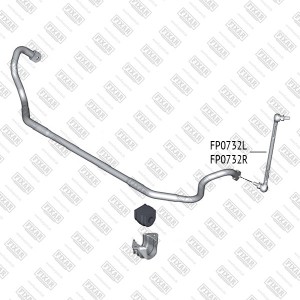 BMW 1- E82/E88/E87/E81/3-E90/E9/ E92/E93/X1 E84/Z4 АЛЮМИНИЙ FP0732L FIXAR