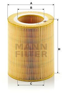 Фильтр воздушный C1250 C 1250 MANN FILTER