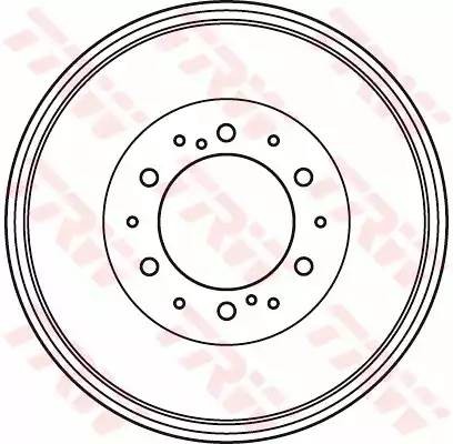 Барабан тормозной TOYOTA HILUX III DB7036 DB7036 TRW