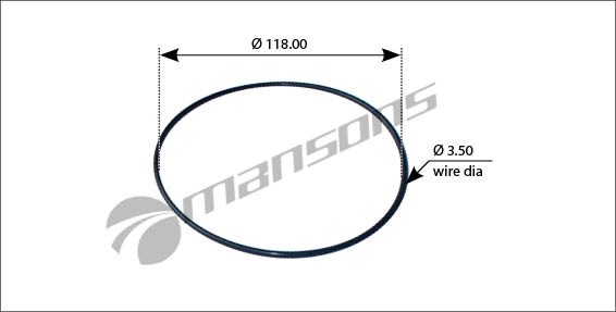 Кольцо уплотнительное SCANIA MANSONS 100.557 MANSONS
