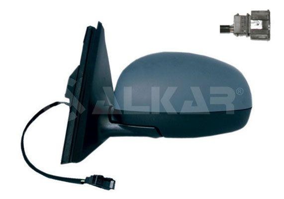 Зеркало боковое SKODA Fabia (07-14) левое ALKAR 6139559 ALKAR