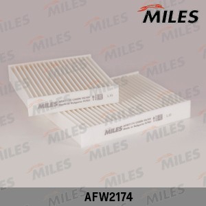 Фильтр салона Peugeot 207 06/ CITROEN C3 09 (FILTRON K1179-2X, MANN CU21000-2) A AFW2174 MILES