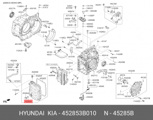 Кольцо уплотнительное HYUNDAI ix35 (09-) KIA Ceed (12-),Sportage (10-) пробки сл 452853B010 HYUNDAI KIA