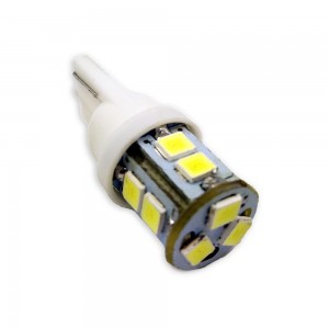 к-т ламп! светодиодных T113 T10, белый (W2.1x9.5D) 11SMD 2835 12V W5W, блистер 2 A07038S AVS