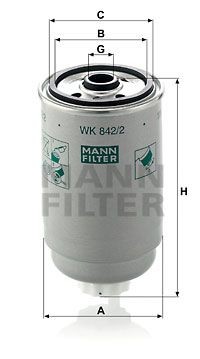 VW GOLF II / JETTA / T2 >92 WK8422 MANN FILTER