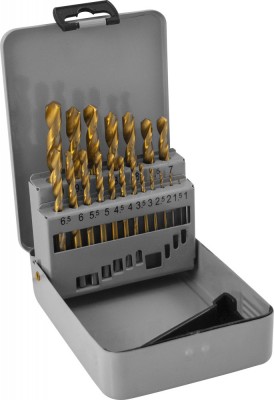 Набор сверл по металлу 1.0-10.0мм HSS Titanium (19шт.) THORVIK TDBS19 THORVIK