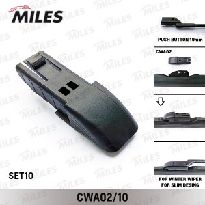 Адаптер для PUSH BUTTON 19мм (комплект 10 шт.) CWA02/10 CWA02_10 MILES