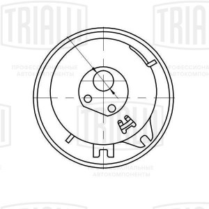 Ролик ГРМ Fiat Panda (12-) 1.1i/1.2i (натяж.) (CM 6099) CM 6099 TRIALLI