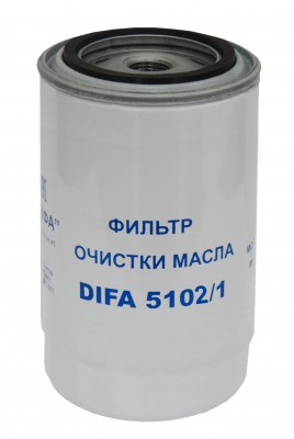 Фильтр масляный ЗИЛ-5301,МАЗ-4370 (дв.ММЗ-260) DIFA 5102/1 DIFA