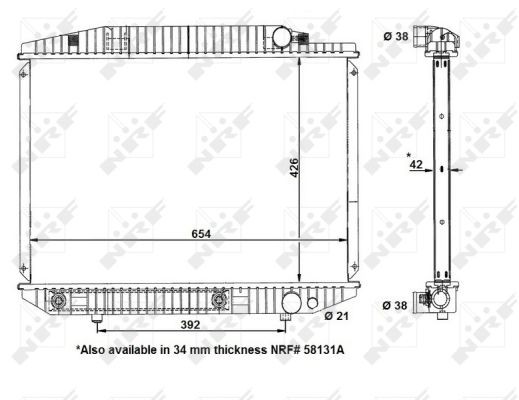 PEUGEOT 208 (2012-2019) 58226A NRF
