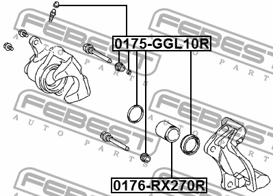 RX 350/450H (2009-2015) 0175-GGL10R FEBEST