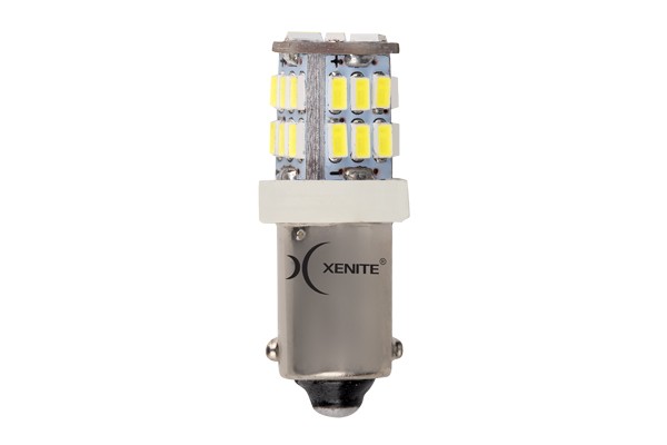 Лампа светодиодная 12V Т4W 0.5W BA9S белая блистер (2шт.) XENITE 1009544 XENITE