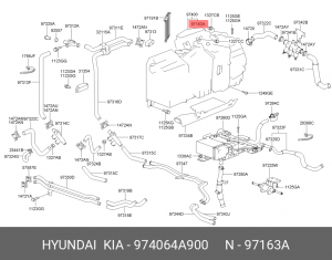 Фильтр воздушный салона HYUNDAI Starex H-1 (01-) OE 97406-4A900 HYUNDAI KIA