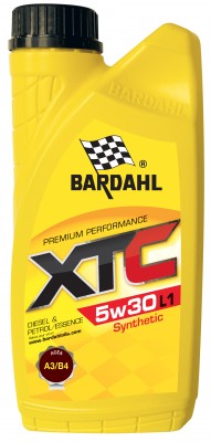 BARDAHL XTC 5W30 L1 (1L) масло моторное! синт.\ACEA A3/B4, MB 229.3/229.5,BMW LL 35711 BARDAHL