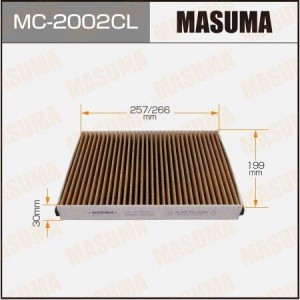 фильтр салона! угольный 257.5x197x30\ Suzuki Grand Vitara 1.6/2.5/2.7/2.0/HDi/TD MC-2002CL MASUMA