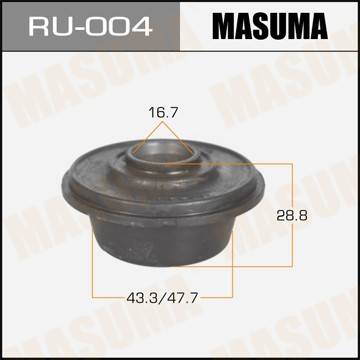 сайлентблок переднего рычага!\ Toyota Camry/Vista SV3#/VZV3#/CV30 90-94 RU-004 MASUMA