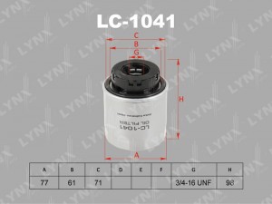 AUDI A3/SEAT IBIZA/SKODA OCTAVIA/VW PASSAT LC-1041 LYNXAUTO