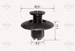Клипса автомобильная [упаковка 10 штук] HONDALEXUSMAZDATOYOTANISSAN TJB1104 TJB1104 TATSUMI