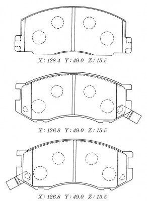 Колодки тормозные дисковые D2050M D2050M MK KASHIYAMA