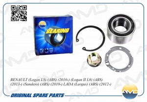 Подшипник ступицы передней (ABS 2010-) RENAULT Logan LS, ABS, 2010-, Logan II L8 AMD.BER49 AMD