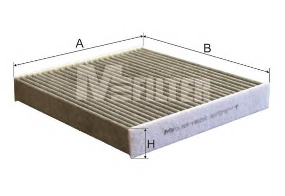 фильтр салона! угольный\ Toyota Yaris/RAV4/Auris 1.0-2.2D 06> K9021C MFILTER AUTOMOTIVE FILTERS
