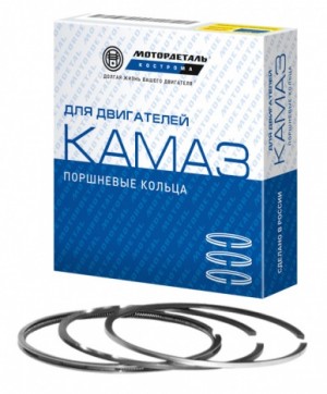 Поршневые кольца КАМАЗ ЕВРО-3 Кострома Мотордеталь 74060100010602 MOTOR DETAL