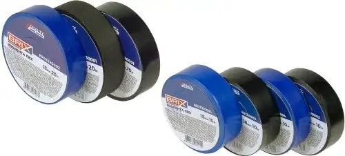 изолента! ПВХ, 18мм х 10м, синяя\ BRX0120006 BRIX