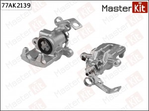 Суппорт тормозной зад.  прав. Honda CIVIC VIII Hatchback (FN, FK) 2005 - Masterk 77AK2139 MASTER KIT