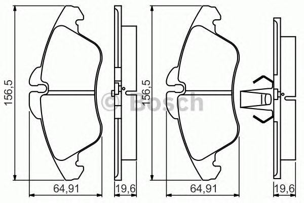 MB SPRINTER 95>/VW LT 96> 0 986 495 245 BOSCH