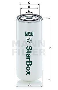 Фильтр вентиляции картера ALUP-KOMPR / DEMAG / IRMER & ELZE LB 962-20 MANN FILTER