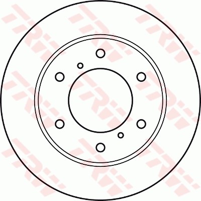 Заменен на DF6735 Диск тормозной передний MITSUBISHI L200 (K_4T), PAJERO SPORT I DF4920 TRW