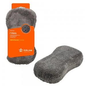 Губка-шиншилла микроворс Восьмерка  (22*12*5,5 см) (ABKN004) ABKN004 AIRLINE
