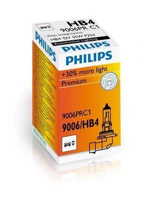 HB4 12V-55W+30% PREMIUM ЦОКОЛЬ P22d P22d 9006PRC1 PHILIPS