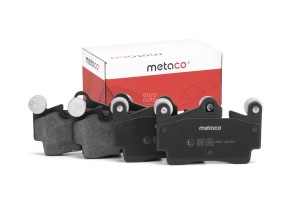 Колодки тормозные задние дисковые к-кт 3010051 3010051 METACO