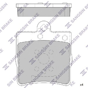 Колодки задние MERCEDES C W202/W203, E W210 SP2208 SP2208 SANGSIN