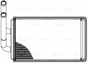 Радиатор отоп. для ам Chevrolet Captiva (06-),Opel Antara (06-) (LRh 0543) LRH 0543 LUZAR
