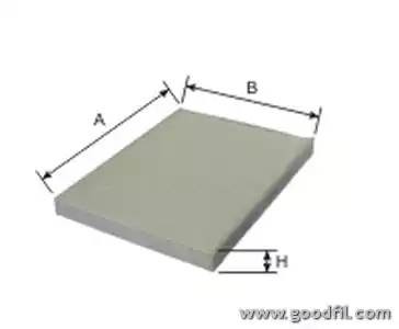 Фильтр салона AG256CF AG 256 CF GOODWILL