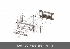 Болт J7 CQ1460816F6 FAW