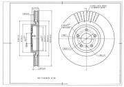 Диск тормозной передний AVANTECH BR3031S AVANTECH