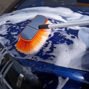 Щетка для мойки автомобиля телескопическая 100-150см под шланг AIRLINE AB-H-02 AIRLINE