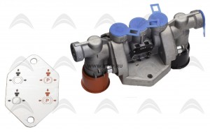 Кран тормозной прицепа M16x1.5 с обратным клапаном;  OEM: Wabco 9630010517 VL0402127 ALON