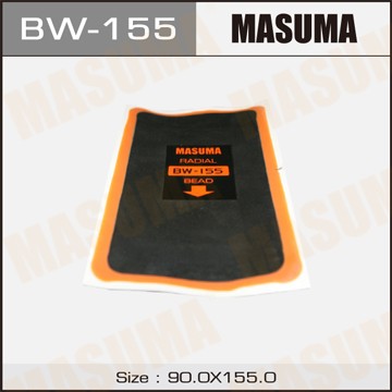 Заплатка для боковых порезов (155х90мм) кордовая 2 слоя MASUMA BW155 MASUMA