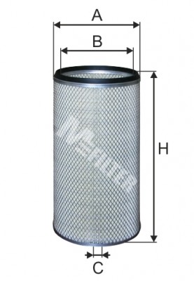 фильтр воздушный! H290 D154\ CATERPILLAR, HITACHI, KOMATSU, LIEBHERR A8083-1 MFILTER AUTOMOTIVE FILTERS