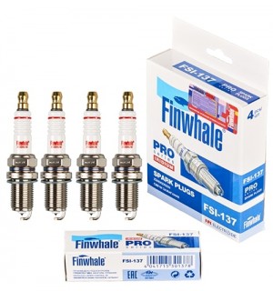 Свеча зажигания (компл. 4шт./цена за 1шт.) IRIDIUM 2.7L/3.0L/3.5L Sonata(01-12), FSI137 FINWHALE