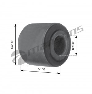 Втулка, стабилизатор [D=60 d=28 L=50 l=40]  2шт 790.111 MANSONS