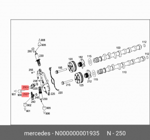 болт !M5х16 \MB N 000000 001935 MERCEDES BENZ