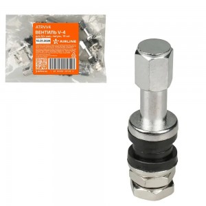Вентиль для б/к шин  V-4 разбор.  D-11,5mm L-43mm  14 Bar  4шт ATRVV4 AIRLINE