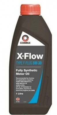 COMMA 5W30 X-FLOW TYPE F PLUS (1L) масло мот.! син ACEA A5/B5,API SL/CF,FORD WSS XFFP1L COMMA